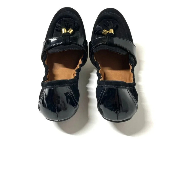 Kate Spade Black Suede NY Shirley Charm Loafer Flat Size 8M - Picture 5 of 8